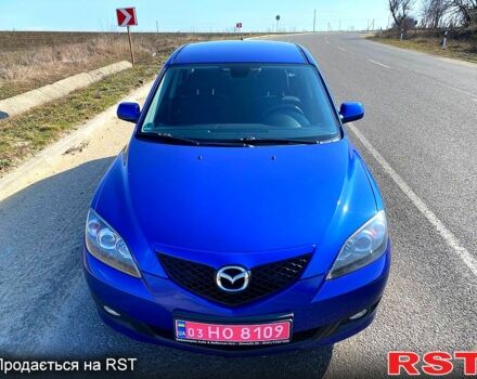 Синий Мазда 3, объемом двигателя 1.6 л и пробегом 162 тыс. км за 4999 $, фото 1 на Automoto.ua