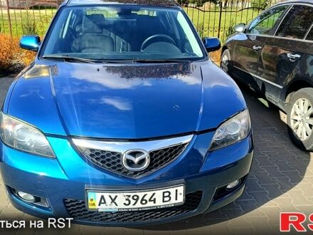 Синий Мазда 3, объемом двигателя 1.6 л и пробегом 70 тыс. км за 6500 $, фото 1 на Automoto.ua