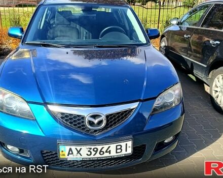 Синий Мазда 3, объемом двигателя 1.6 л и пробегом 70 тыс. км за 6500 $, фото 1 на Automoto.ua