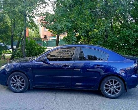 Синий Мазда 3, объемом двигателя 1.6 л и пробегом 208 тыс. км за 5300 $, фото 1 на Automoto.ua