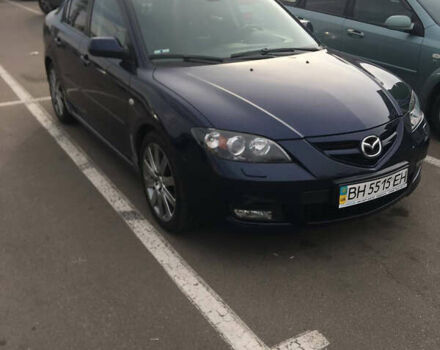 Синий Мазда 3, объемом двигателя 1.6 л и пробегом 160 тыс. км за 7300 $, фото 1 на Automoto.ua