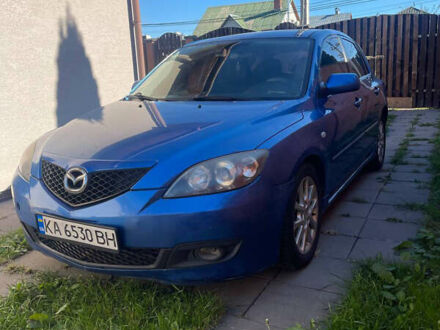 Синий Мазда 3, объемом двигателя 2 л и пробегом 200 тыс. км за 4800 $, фото 1 на Automoto.ua