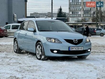 Синий Мазда 3, объемом двигателя 1.6 л и пробегом 167 тыс. км за 6499 $, фото 1 на Automoto.ua