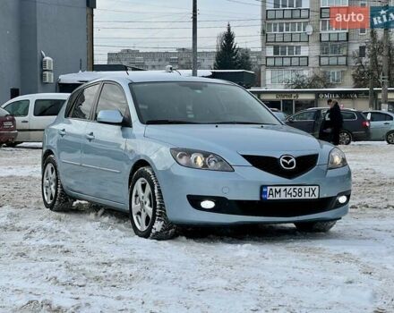 Синий Мазда 3, объемом двигателя 1.6 л и пробегом 167 тыс. км за 6499 $, фото 1 на Automoto.ua