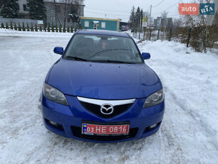 Синий Мазда 3, объемом двигателя 1.6 л и пробегом 160 тыс. км за 5650 $, фото 1 на Automoto.ua