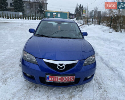 Синий Мазда 3, объемом двигателя 1.6 л и пробегом 160 тыс. км за 5650 $, фото 1 на Automoto.ua