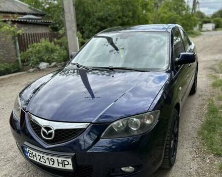 Синий Мазда 3, объемом двигателя 1.6 л и пробегом 202 тыс. км за 5800 $, фото 1 на Automoto.ua