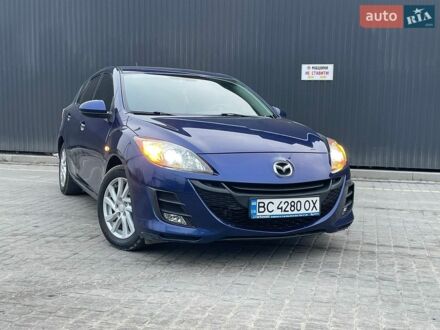Синий Мазда 3, объемом двигателя 2 л и пробегом 179 тыс. км за 6490 $, фото 1 на Automoto.ua