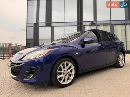 Синий Мазда 3, объемом двигателя 2 л и пробегом 185 тыс. км за 6850 $, фото 1 на Automoto.ua