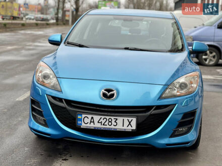 Синий Мазда 3, объемом двигателя 1.6 л и пробегом 224 тыс. км за 6400 $, фото 1 на Automoto.ua