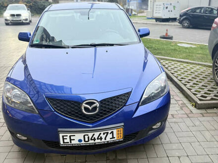 Синий Мазда 3, объемом двигателя 1.6 л и пробегом 160 тыс. км за 5999 $, фото 1 на Automoto.ua