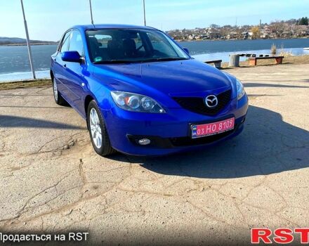 Синий Мазда 3, объемом двигателя 1.6 л и пробегом 162 тыс. км за 5650 $, фото 1 на Automoto.ua
