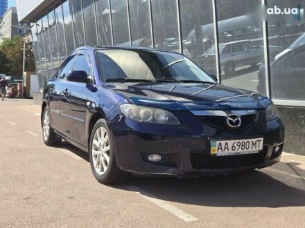 Синий Мазда 3, объемом двигателя 2 л и пробегом 136 тыс. км за 7700 $, фото 1 на Automoto.ua