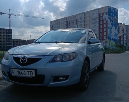 Синий Мазда 3, объемом двигателя 1.6 л и пробегом 172 тыс. км за 6700 $, фото 1 на Automoto.ua