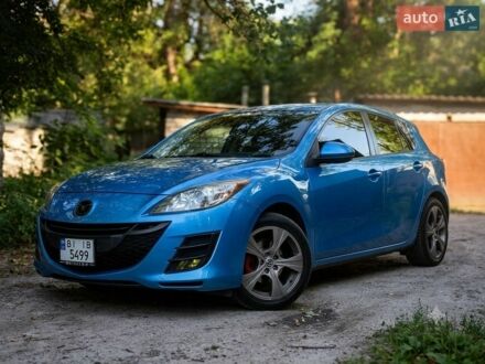Синий Мазда 3, объемом двигателя 1.6 л и пробегом 162 тыс. км за 7600 $, фото 1 на Automoto.ua
