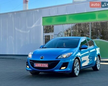 Синий Мазда 3, объемом двигателя 2 л и пробегом 224 тыс. км за 8999 $, фото 1 на Automoto.ua