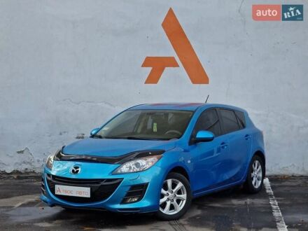Синий Мазда 3, объемом двигателя 1.6 л и пробегом 188 тыс. км за 8990 $, фото 1 на Automoto.ua