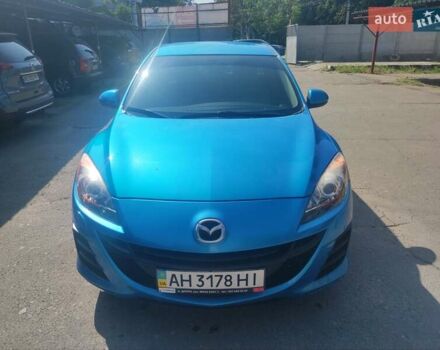 Синий Мазда 3, объемом двигателя 1.6 л и пробегом 43 тыс. км за 10200 $, фото 1 на Automoto.ua