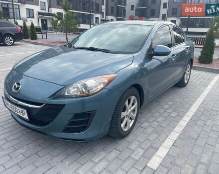 Синий Мазда 3, объемом двигателя 2 л и пробегом 190 тыс. км за 5800 $, фото 1 на Automoto.ua