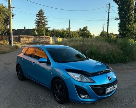 Синий Мазда 3, объемом двигателя 2.2 л и пробегом 190 тыс. км за 6000 $, фото 1 на Automoto.ua