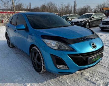 Синий Мазда 3, объемом двигателя 2.2 л и пробегом 190 тыс. км за 7650 $, фото 1 на Automoto.ua