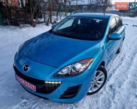 Синій Мазда 3, об'ємом двигуна 2 л та пробігом 156 тис. км за 8250 $, фото 1 на Automoto.ua