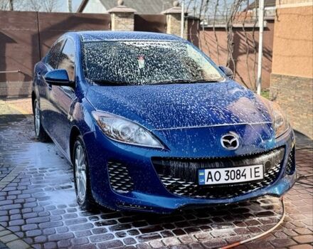 Синий Мазда 3, объемом двигателя 2 л и пробегом 200 тыс. км за 7200 $, фото 1 на Automoto.ua