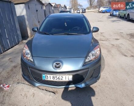 Синий Мазда 3, объемом двигателя 2 л и пробегом 155 тыс. км за 8500 $, фото 1 на Automoto.ua