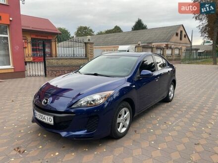 Синий Мазда 3, объемом двигателя 2 л и пробегом 197 тыс. км за 6600 $, фото 1 на Automoto.ua