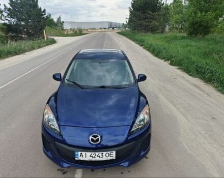 Синий Мазда 3, объемом двигателя 2 л и пробегом 238 тыс. км за 6599 $, фото 1 на Automoto.ua