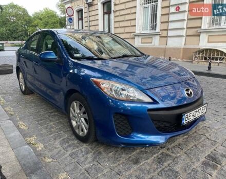 Синий Мазда 3, объемом двигателя 2 л и пробегом 170 тыс. км за 8000 $, фото 1 на Automoto.ua