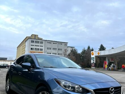 Синий Мазда 3, объемом двигателя 2 л и пробегом 211 тыс. км за 9500 $, фото 1 на Automoto.ua