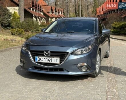Синий Мазда 3, объемом двигателя 2 л и пробегом 146 тыс. км за 10500 $, фото 1 на Automoto.ua
