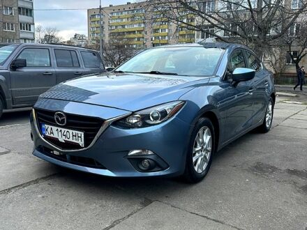 Синий Мазда 3, объемом двигателя 2 л и пробегом 196 тыс. км за 9400 $, фото 1 на Automoto.ua