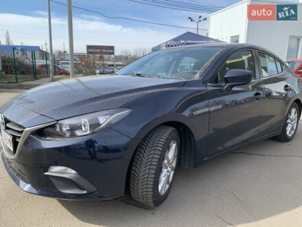 Синий Мазда 3, объемом двигателя 2 л и пробегом 172 тыс. км за 8800 $, фото 1 на Automoto.ua