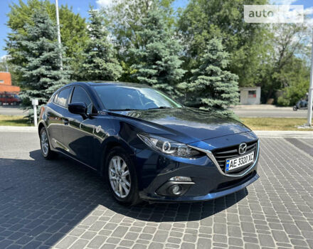 Синий Мазда 3, объемом двигателя 2 л и пробегом 104 тыс. км за 10500 $, фото 1 на Automoto.ua