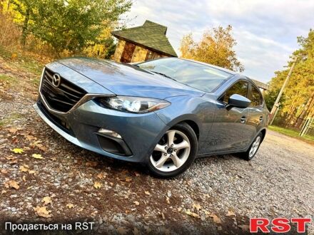 Синий Мазда 3, объемом двигателя 2 л и пробегом 137 тыс. км за 10590 $, фото 1 на Automoto.ua