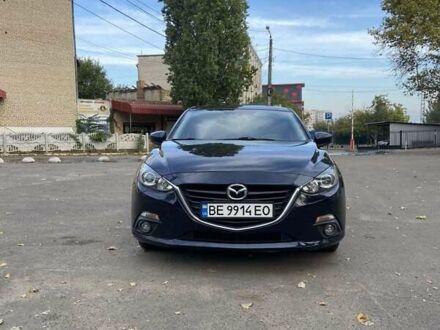 Синий Мазда 3, объемом двигателя 2 л и пробегом 130 тыс. км за 12500 $, фото 1 на Automoto.ua