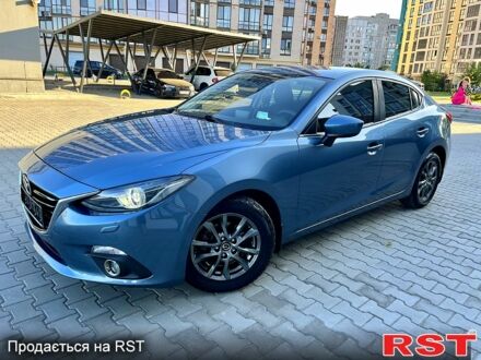 Синий Мазда 3, объемом двигателя 1.5 л и пробегом 141 тыс. км за 13300 $, фото 1 на Automoto.ua