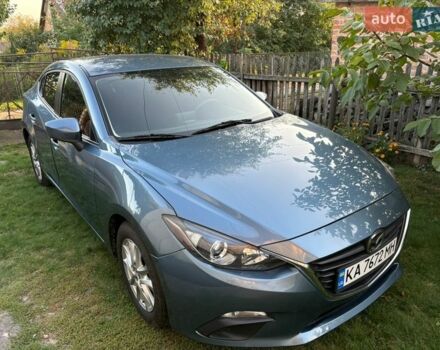 Синий Мазда 3, объемом двигателя 2 л и пробегом 128 тыс. км за 12800 $, фото 1 на Automoto.ua