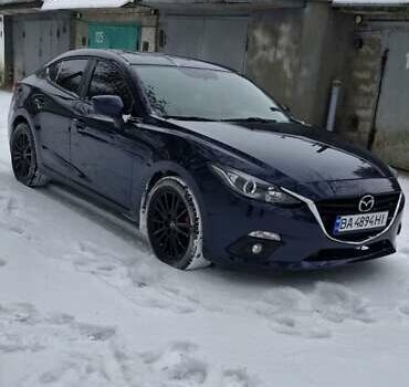 Синий Мазда 3, объемом двигателя 1.9 л и пробегом 160 тыс. км за 11150 $, фото 1 на Automoto.ua