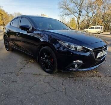 Синий Мазда 3, объемом двигателя 2 л и пробегом 165 тыс. км за 12500 $, фото 1 на Automoto.ua