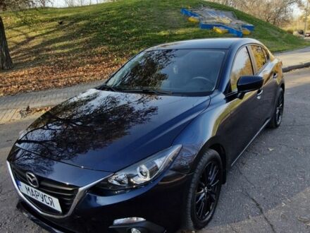 Синий Мазда 3, объемом двигателя 2 л и пробегом 160 тыс. км за 12500 $, фото 1 на Automoto.ua
