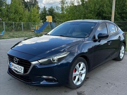 Синий Мазда 3, объемом двигателя 2 л и пробегом 108 тыс. км за 10500 $, фото 1 на Automoto.ua