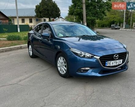 Синий Мазда 3, объемом двигателя 2 л и пробегом 124 тыс. км за 13500 $, фото 1 на Automoto.ua