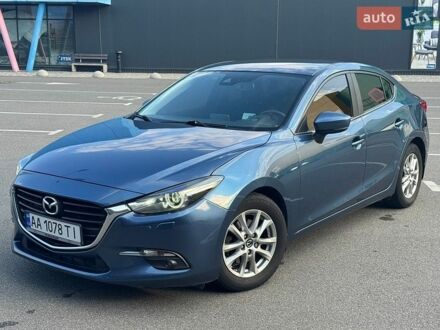 Синий Мазда 3, объемом двигателя 2 л и пробегом 98 тыс. км за 12990 $, фото 1 на Automoto.ua