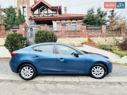 Синий Мазда 3, объемом двигателя 2 л и пробегом 103 тыс. км за 12650 $, фото 1 на Automoto.ua