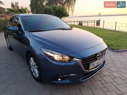 Синий Мазда 3, объемом двигателя 1.5 л и пробегом 46 тыс. км за 13800 $, фото 1 на Automoto.ua