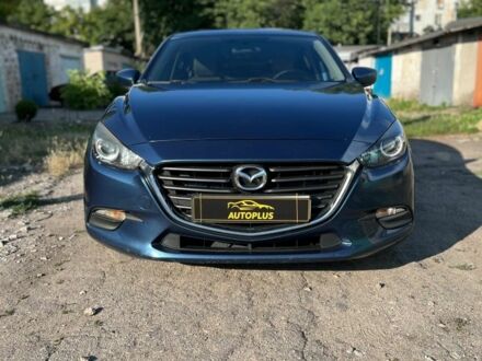 Синий Мазда 3, объемом двигателя 2 л и пробегом 143 тыс. км за 10499 $, фото 1 на Automoto.ua
