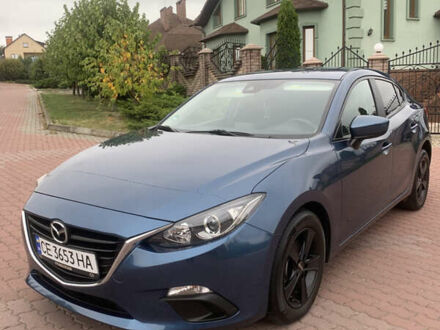 Синий Мазда 3, объемом двигателя 2 л и пробегом 90 тыс. км за 11500 $, фото 1 на Automoto.ua